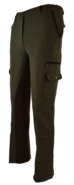 Damen Jodhpurreithose  "Cargo Pant" in Olive Größe 36 kurz